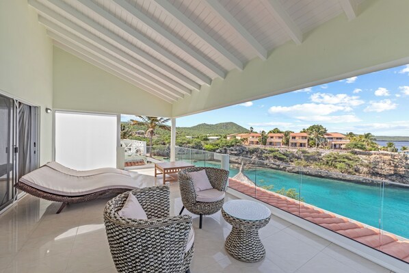 Exclusive Villa, 2 Bedrooms, Jetted Tub, Ocean View | Balcony