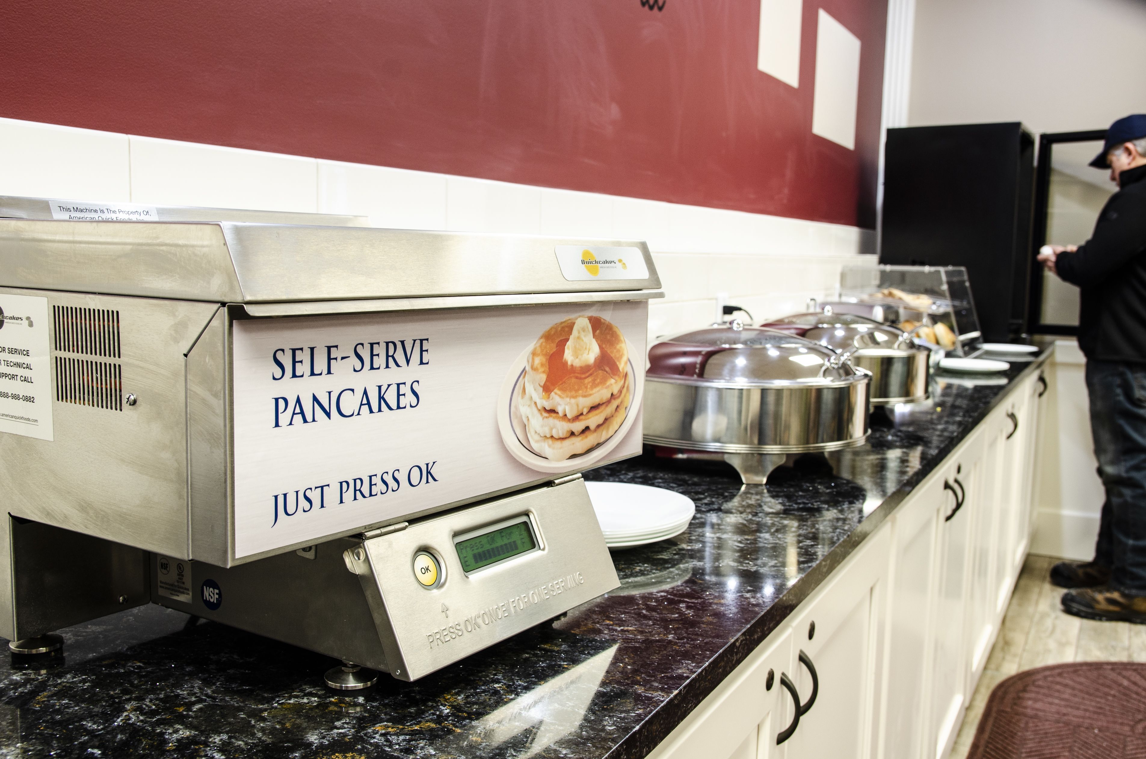 daily cooked-to-order breakfast (usd 8 per person)