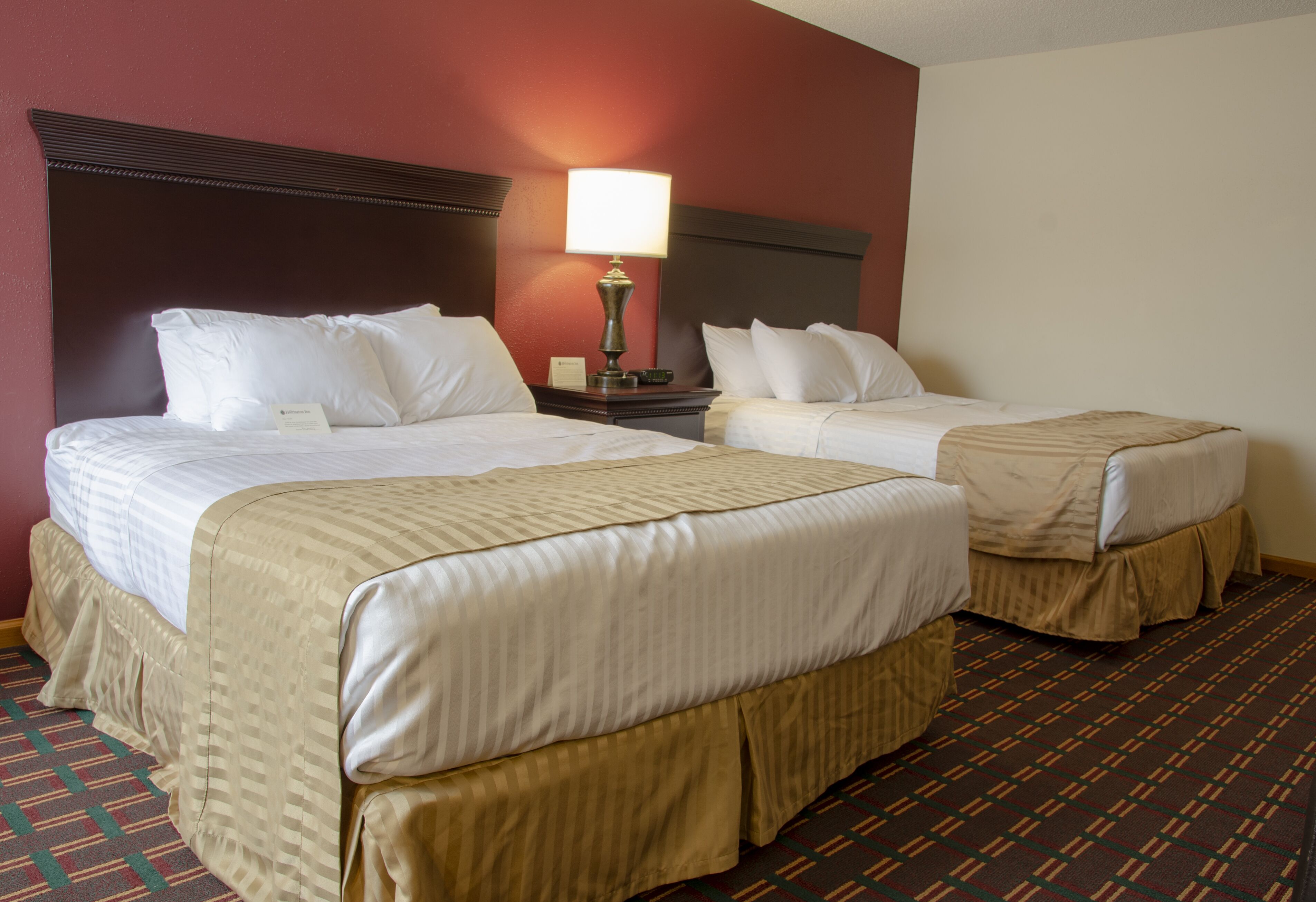 double room | premium bedding, pillow-top beds, desk, soundproofing