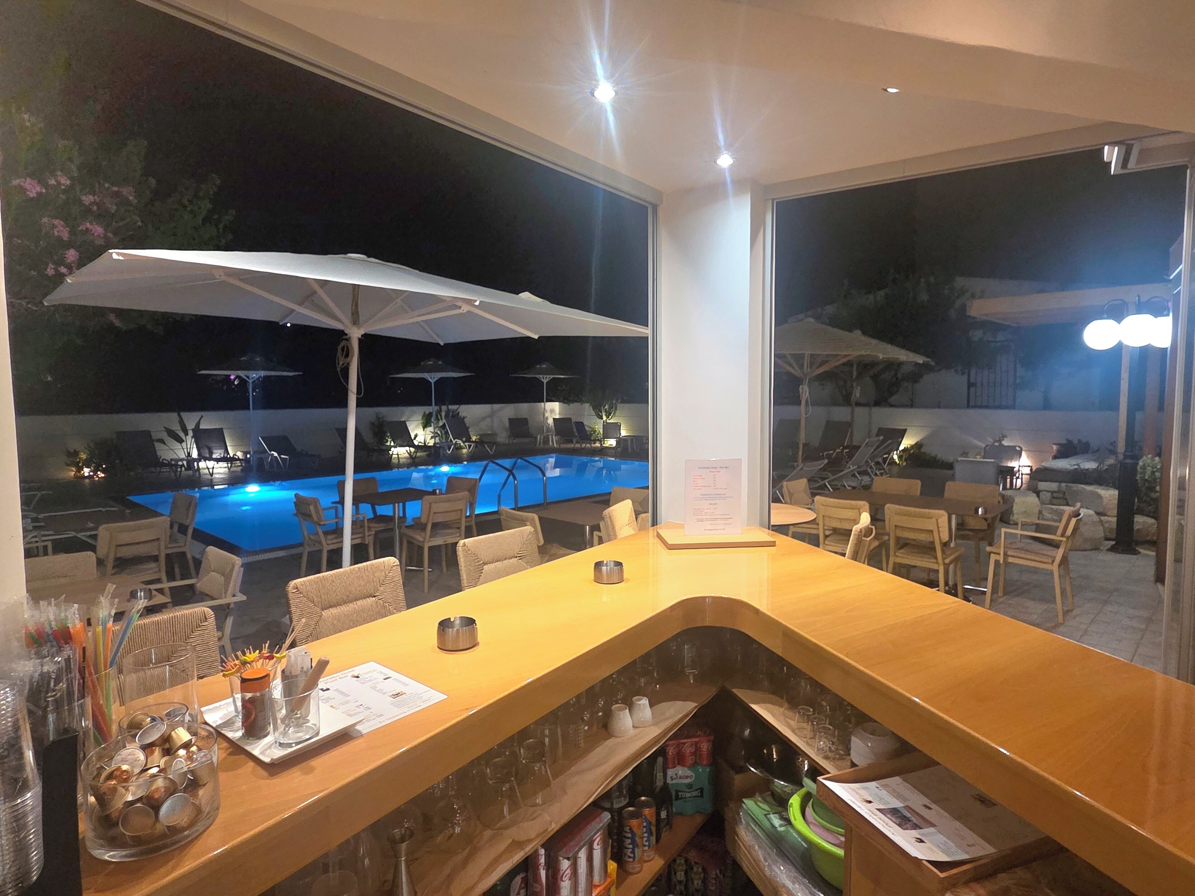 Swim-up bar
