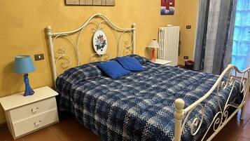 Executive tweepersoonskamer (Caminetto) | Luxe beddengoed, bedden met traagschuimmatrassen