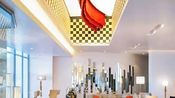 Sala de estar en el lobby