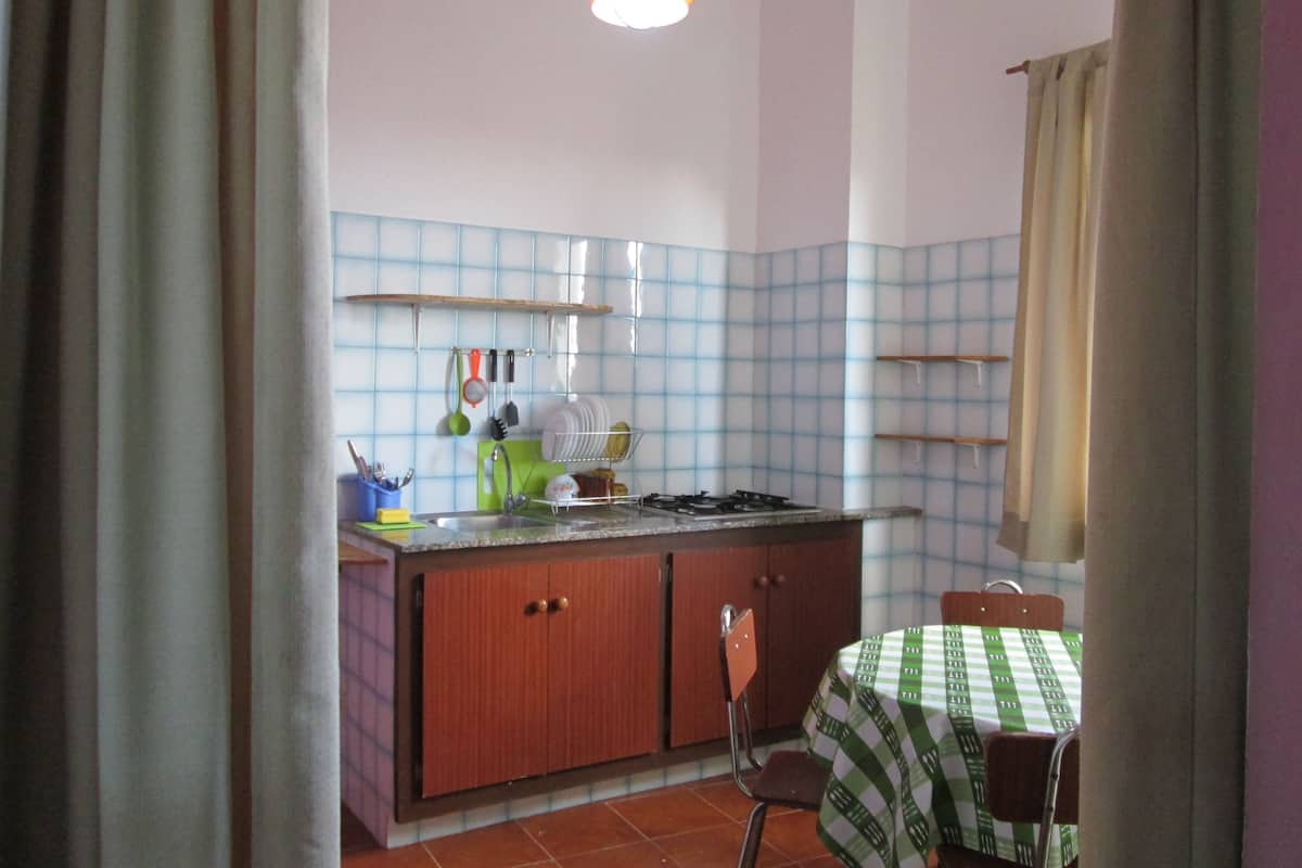 Family Apartment, 1 Bedroom | Private kitchen | Fridge