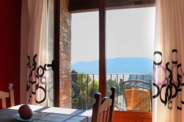 Blick von der Unterkunft