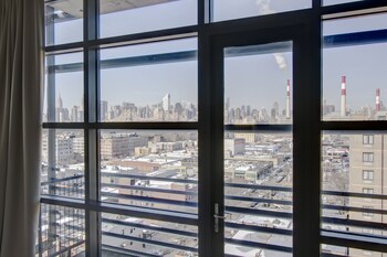 View from property looking out at The Boro Hotel