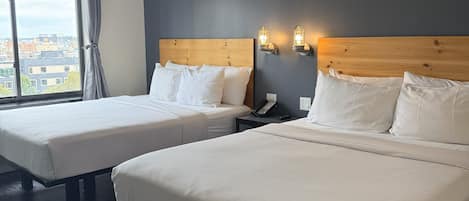 Double Room | Premium bedding, desk, iron/ironing board, free WiFi