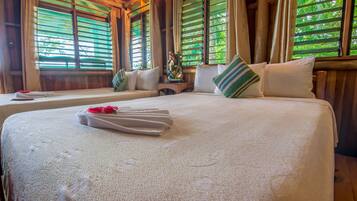 Superior Room, 2 Double Beds, Ocean View | In-room safe, free WiFi, bed sheets