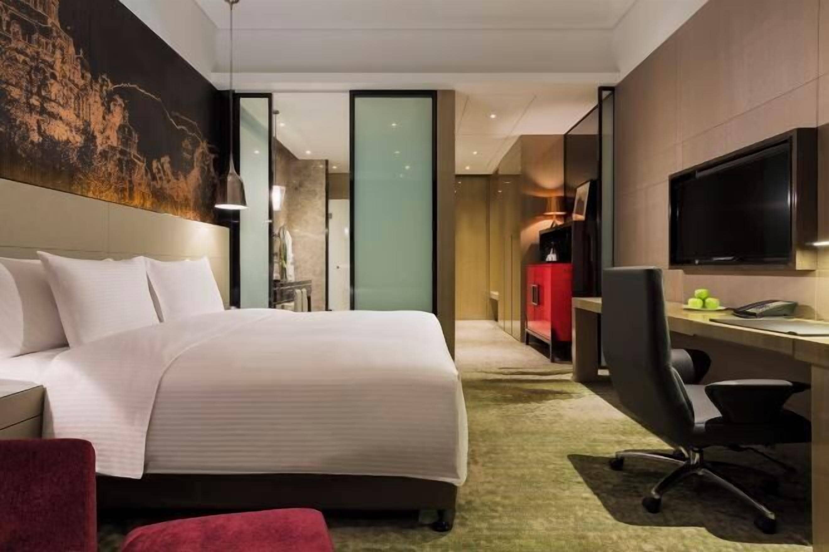 Minibar, in-room safe, desk, blackout drapes