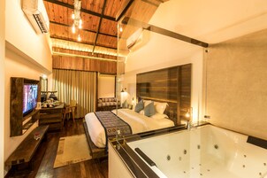 Ropa de cama de alta calidad y minibar 