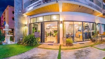 Front of property - evening/night