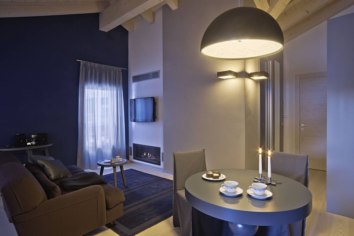 Studio, kjøkken (London) | Spiseområde på rommet