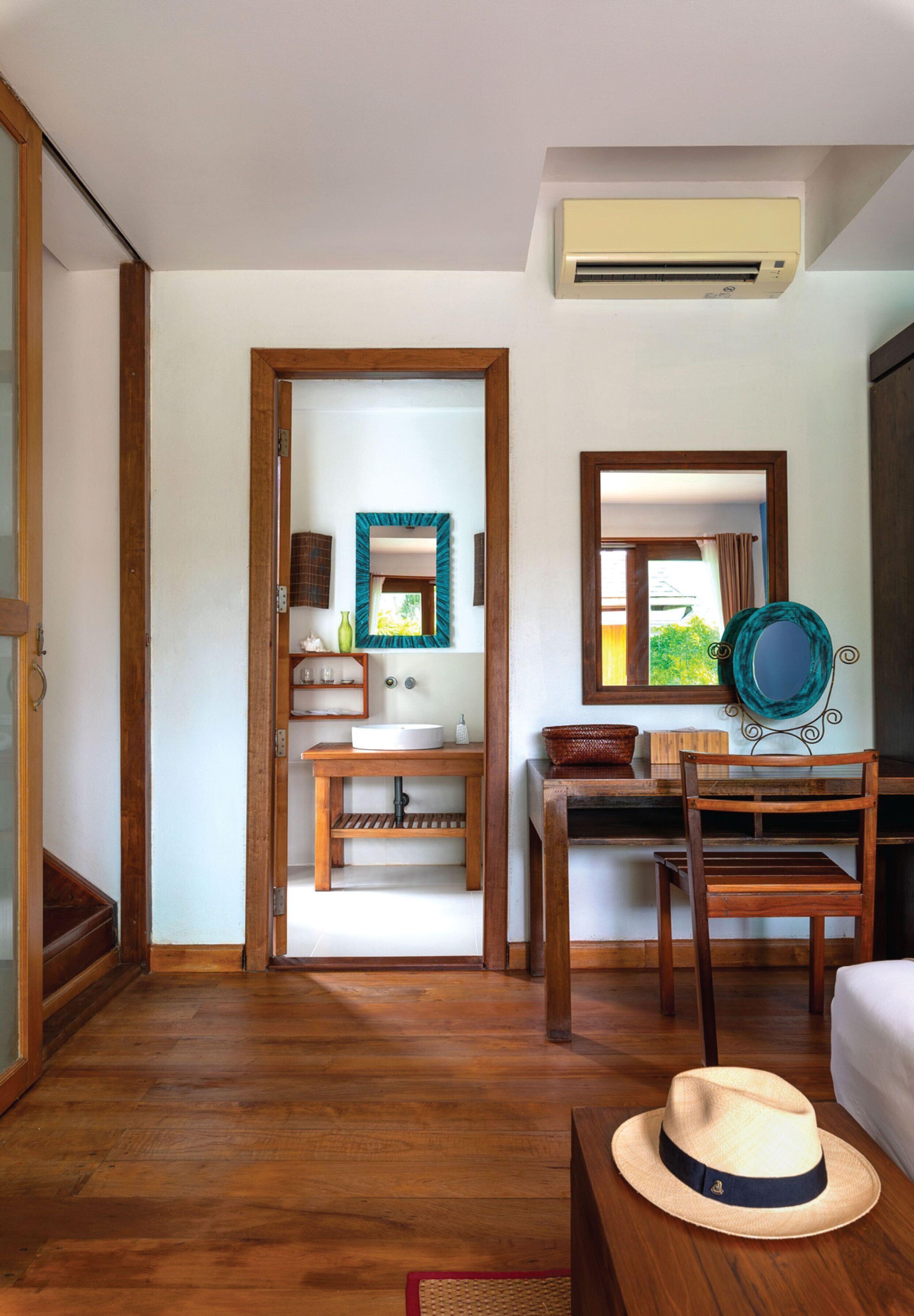 pool villa | bathroom | shower, rainfall showerhead, free toiletries, hair dryer