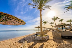 Privatstrand, Sporttauchen, Schnorcheln, Windsurfen