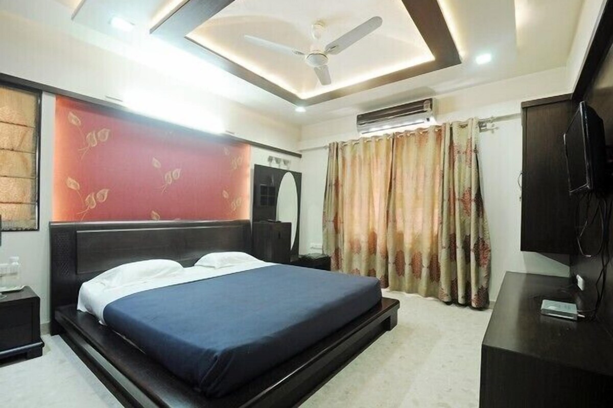 ห้องดีลักซ์ดับเบิล | 1 ห้องนอน, โต๊ะทำงาน, เตารีด/โต๊ะรีดผ้า, เปล/เตียงเด็กอ่อน