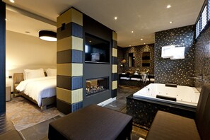 Executive-sviitti (Vredespaleis) | Minibaari, tallelokero huoneessa, silitysrauta/-lauta, ilmainen Wi-Fi