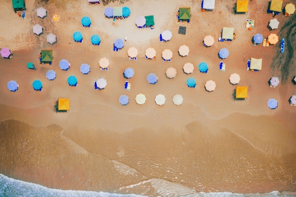 Beach nearby, white sand