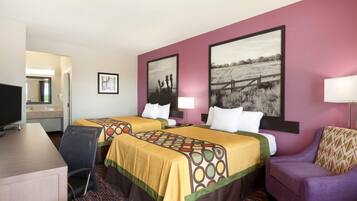 Desk, iron/ironing board, free cribs/infant beds, rollaway beds