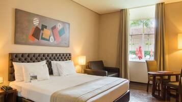 Minibar, in-room safe, individually decorated, desk