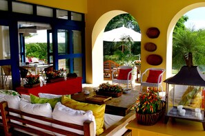 Uitzicht vanuit accommodatie