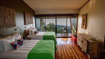 Down duvets, Tempur-Pedic beds, minibar, in-room safe