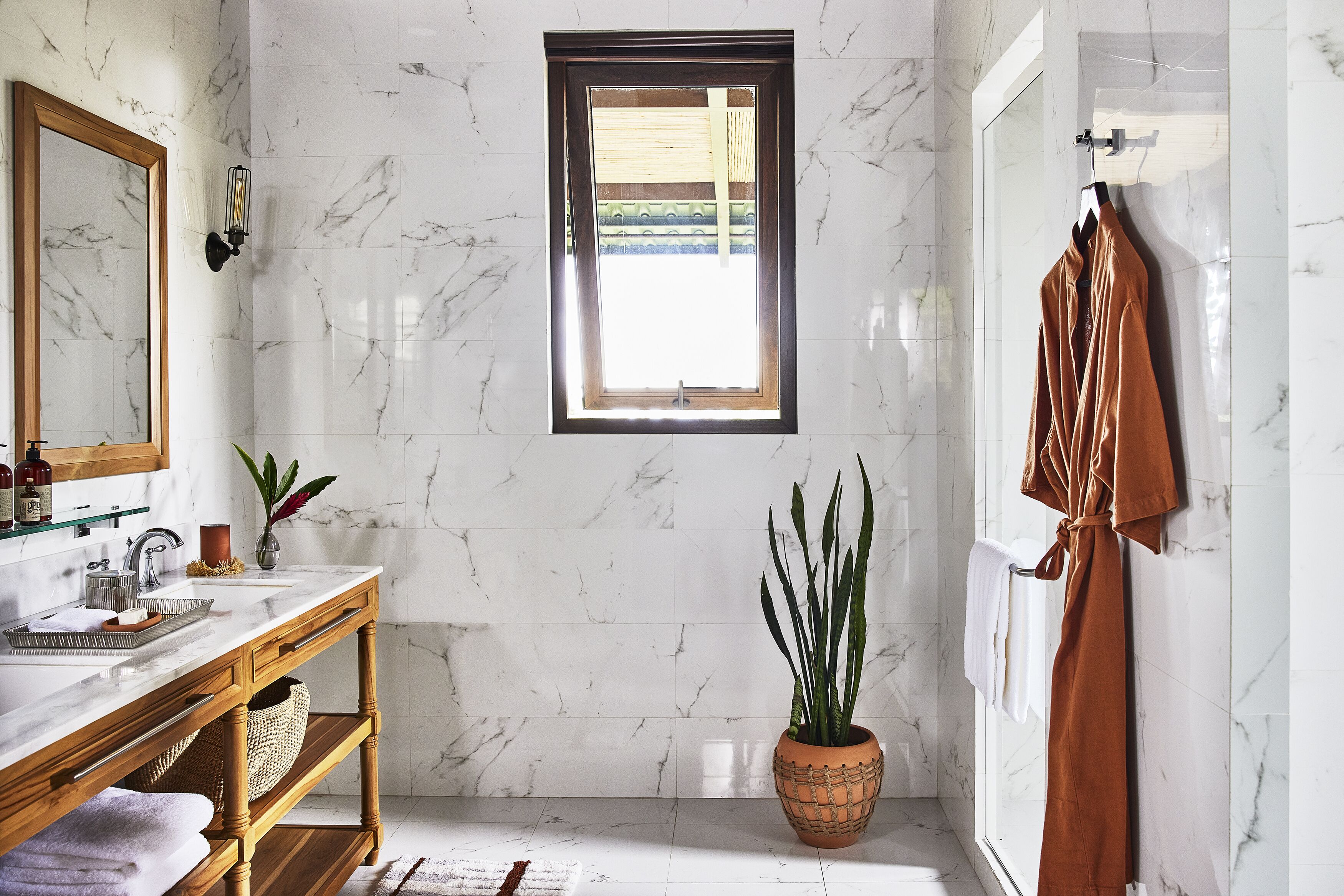 free toiletries, hair dryer, bathrobes, towels