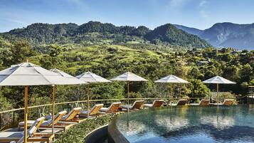 Indoor pool, 2 outdoor pools, pool cabanas (surcharge), pool umbrellas