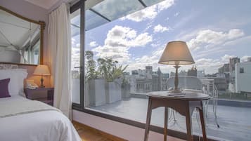 Draps en coton égyptien, literie de qualité supérieure, minibar