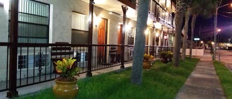 Front of property – evening/night