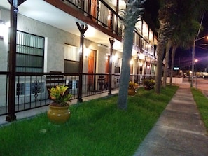 Front of property – evening/night
