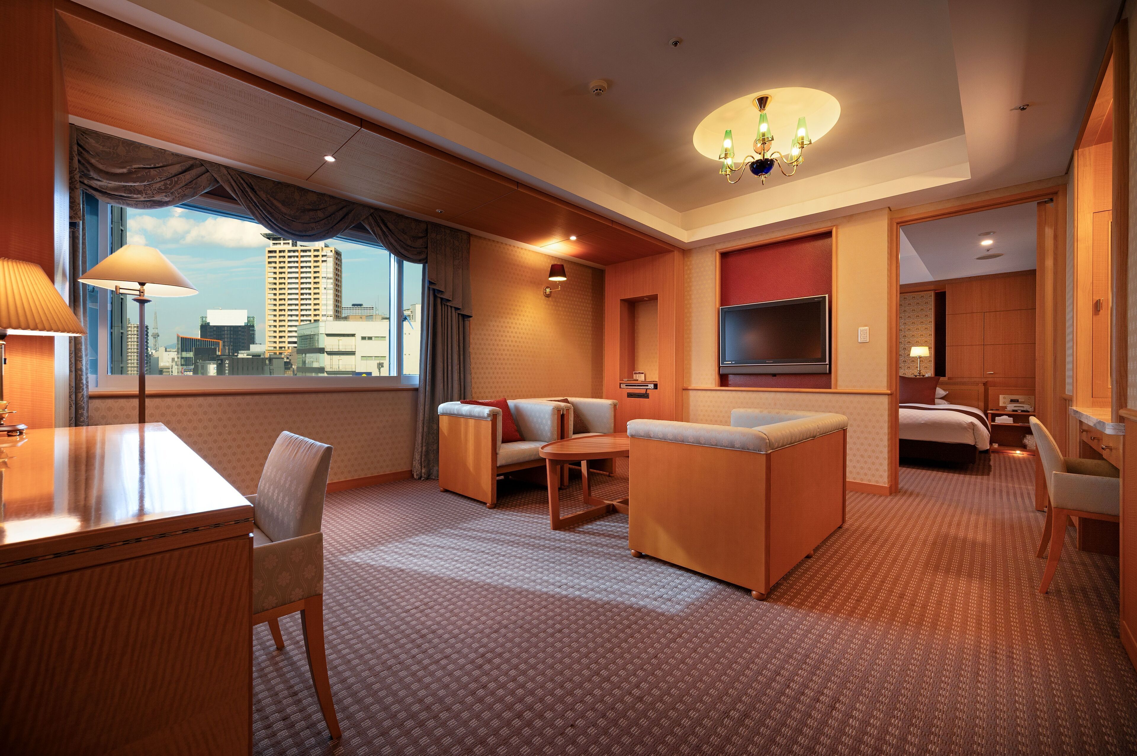 Junior Suite Room, Non Smoking (Meal for children will be charged at check in) | Premium bedding, blackout drapes, soundproofing, iron/ironing board