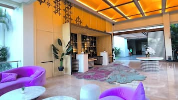 Sala de estar en el lobby