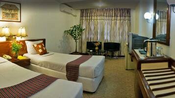 Free toiletries, hair dryer, towels