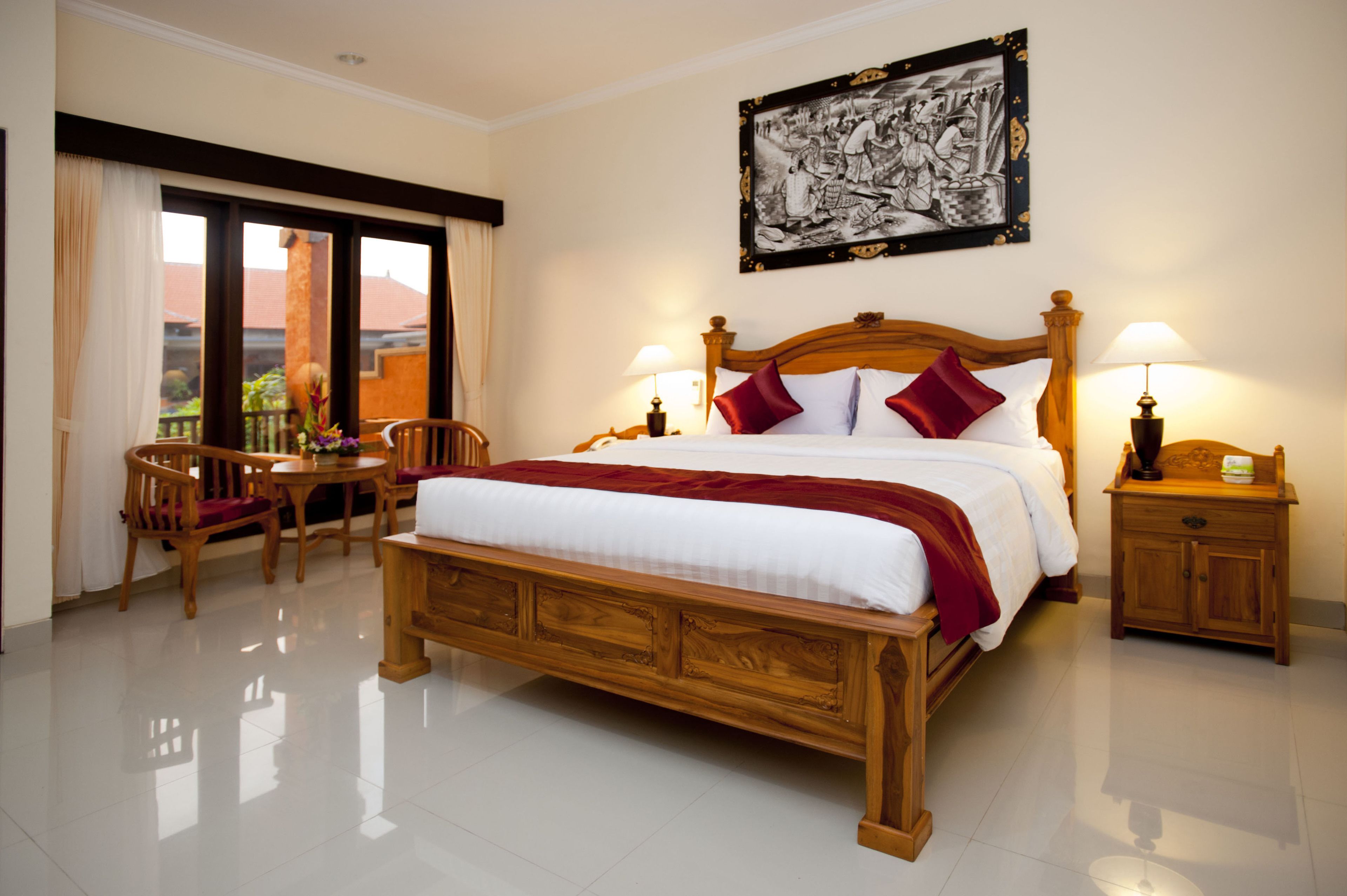 minibar, desk, laptop workspace, soundproofing