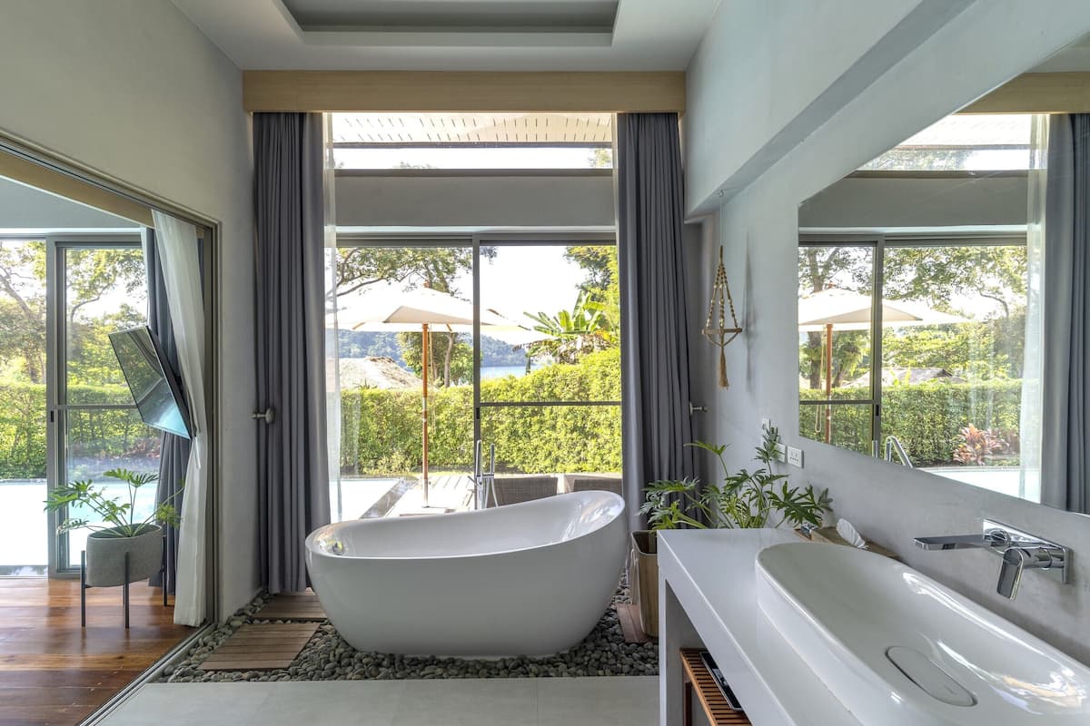 the tropical hill pool villa | 2 bedrooms, minibar, in-room safe, rollaway beds