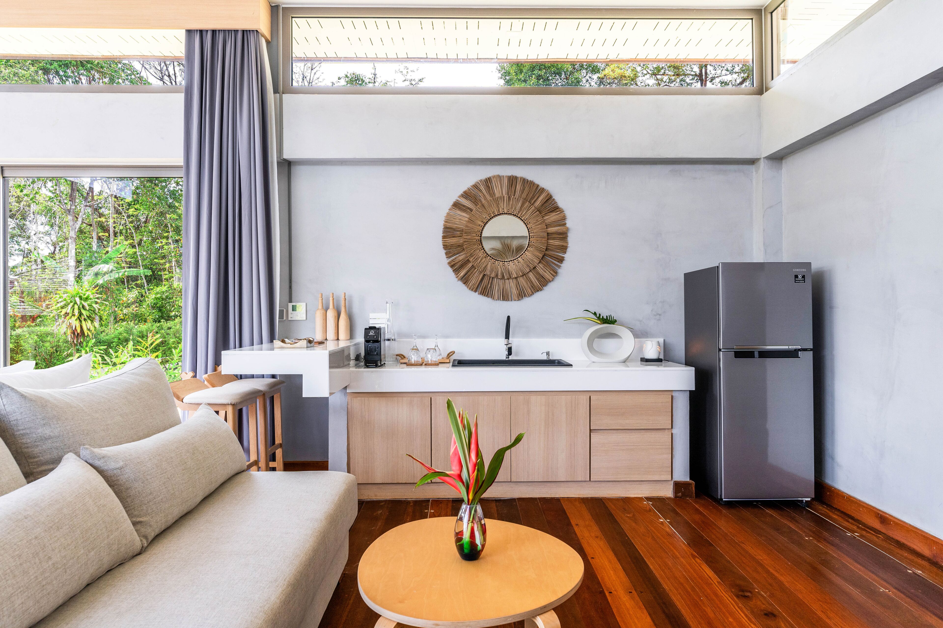 the tropical ocean pool villa - 2 bedrooms | living area | dvd player