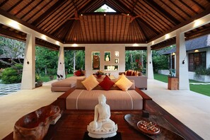 Royal Villa, 3 Bedrooms, Private Pool | 1 bedroom, in-room safe, desk, iron/ironing board - Villa Bali Asri Seminyak (Seminyak)