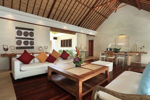 Deluxe Villa, 3 Bedrooms, Private Pool | 1 bedroom, in-room safe, desk, iron/ironing board