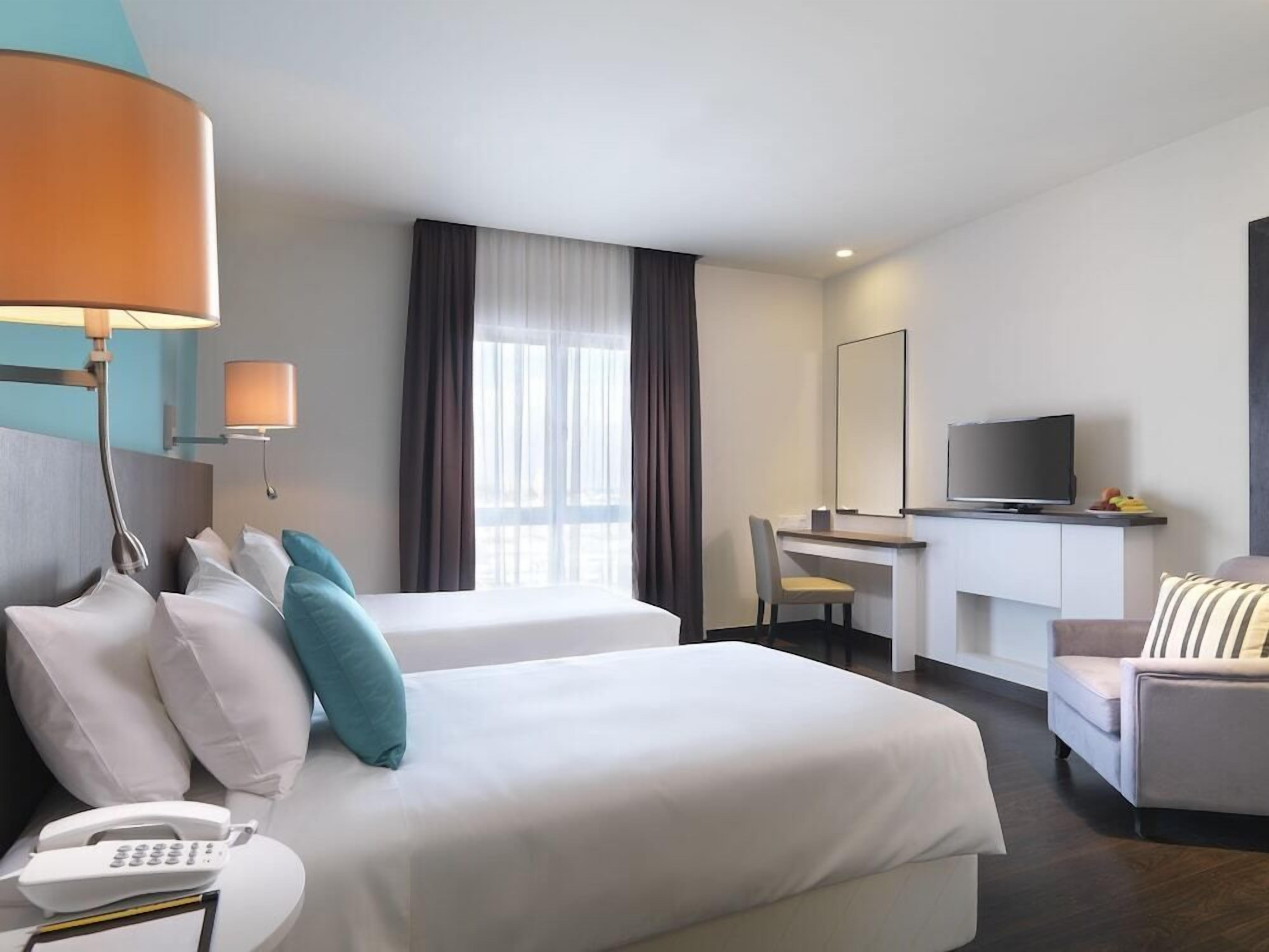 Minibar, in-room safe, desk, blackout drapes