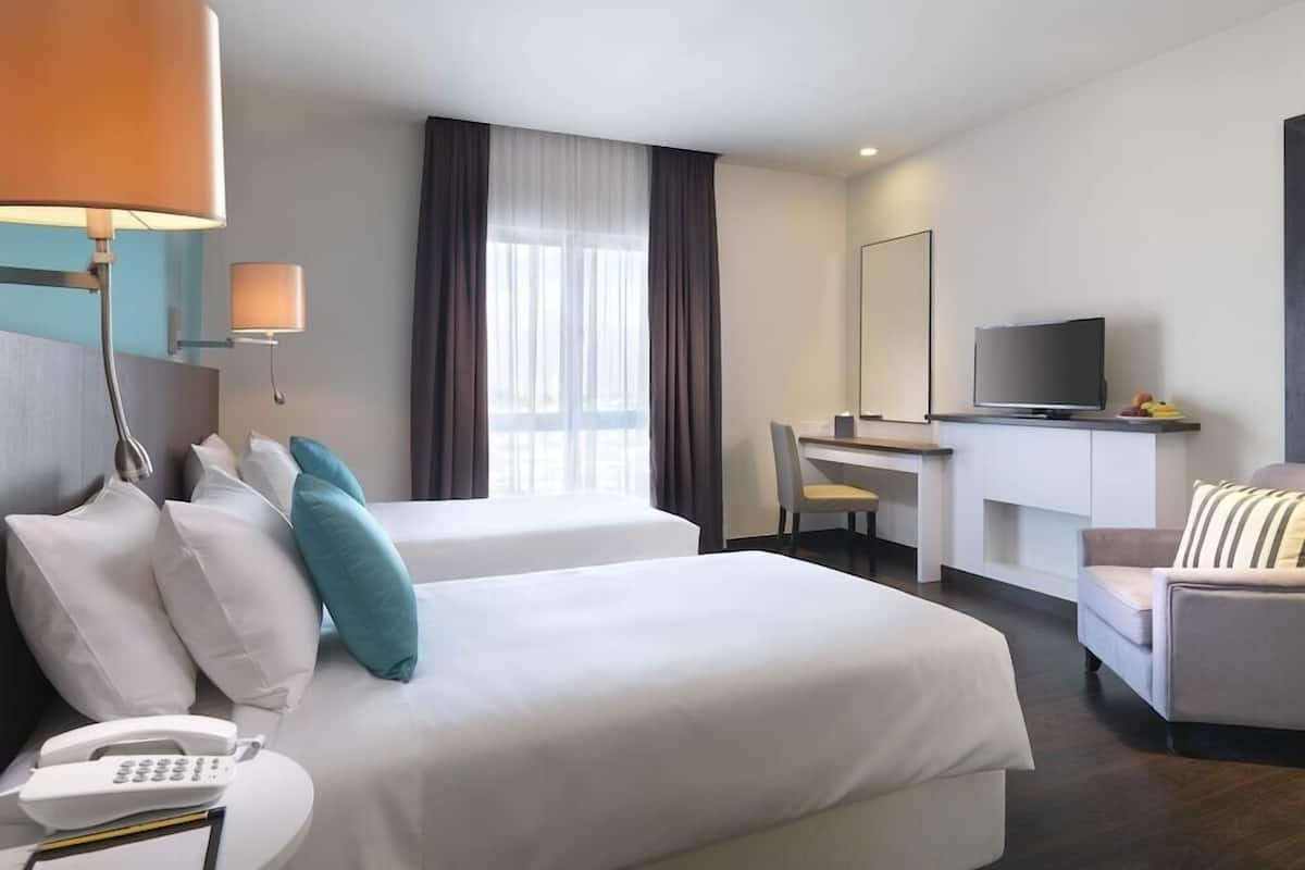 Minibar, in-room safe, desk, blackout drapes