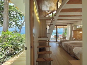 Beachfront Deluxe Bungalow | 摺床/加床 (收費)、床單
