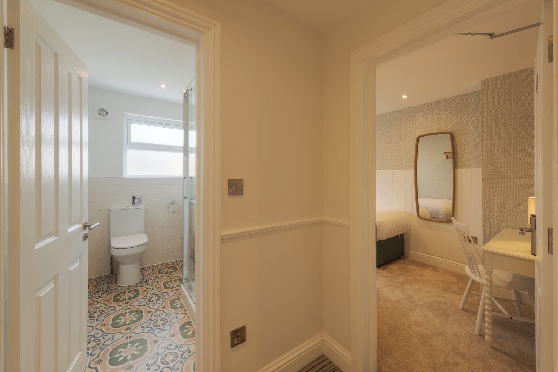 1 bedroom, premium bedding, individually decorated