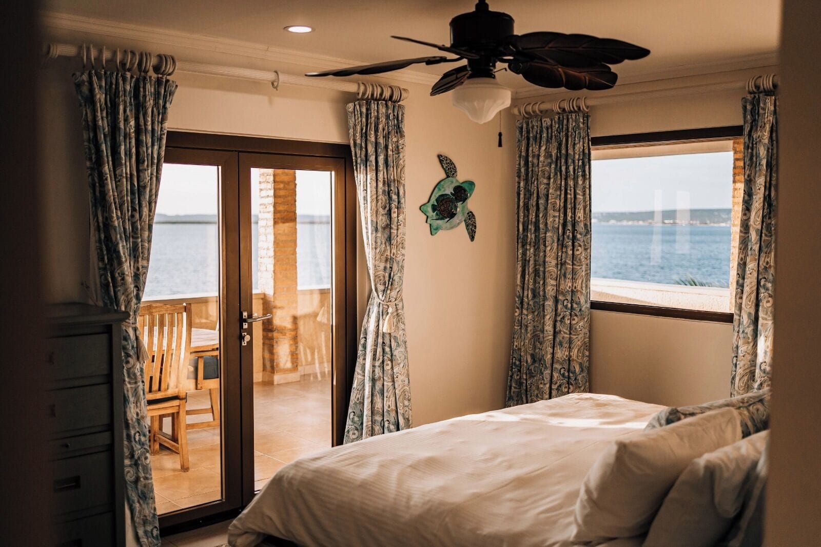 Penthouse, 2 Bedrooms, Ocean View | 1 bedroom, minibar, in-room safe, individually decorated