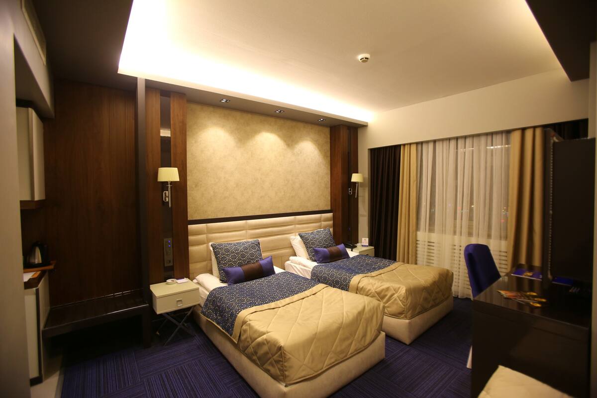 standard double or twin room | minibar, in-room safe, iron/ironing board, free wifi