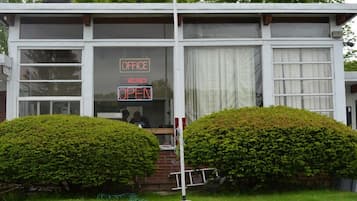 Overnatningsstedets facade