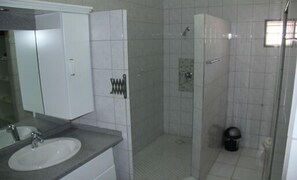 Shower, hair dryer - Curinjo Apartments (Willemstad)