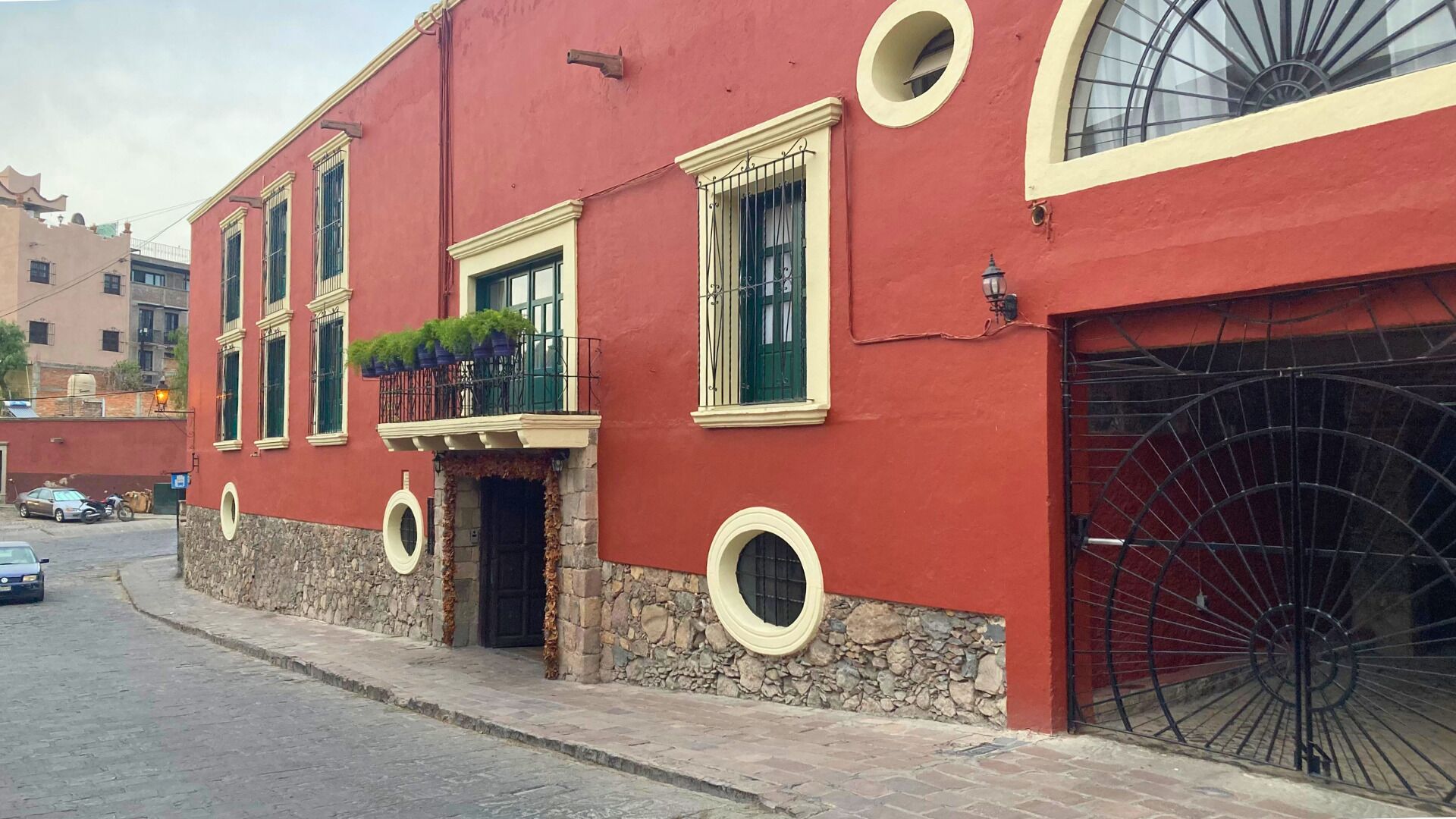 Façade de l’hébergement