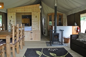 Tent (sleeps 8) | Living area