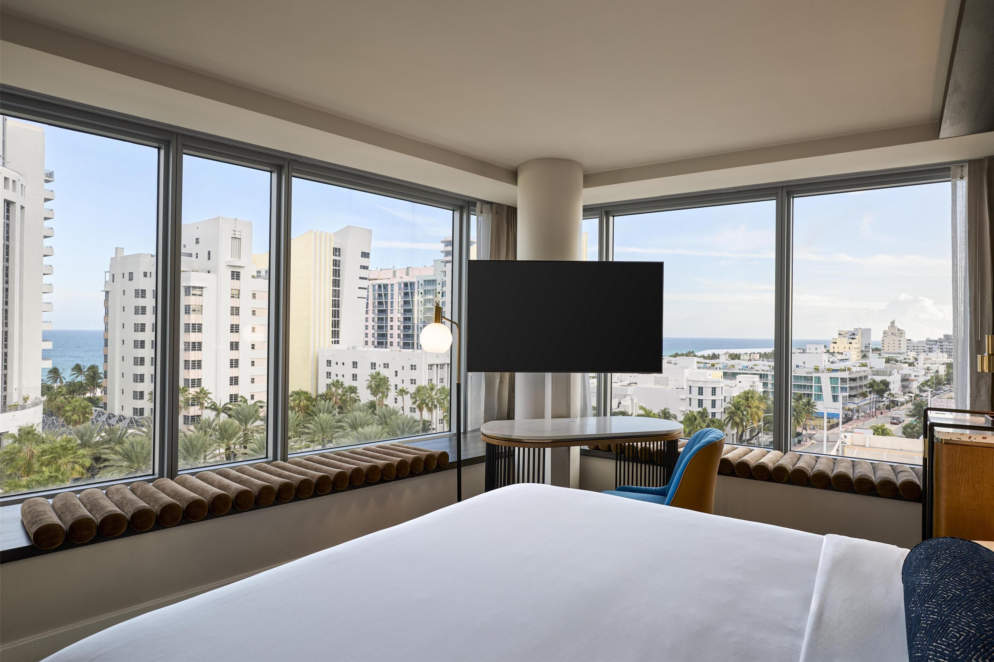 egyptian cotton sheets, premium bedding, minibar, in-room safe