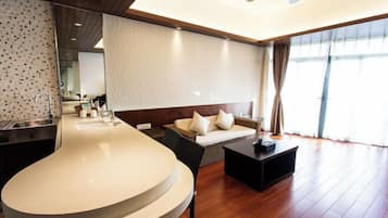 Een bureau, gratis wifi