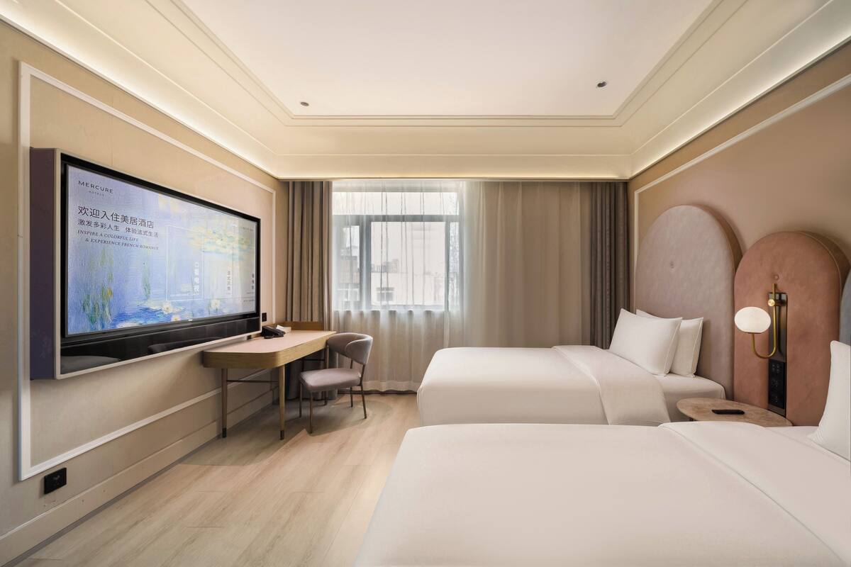 Superior kamer, 2 eenpersoonsbedden | Luxe beddengoed, donsdekens, bedden met traagschuimmatrassen